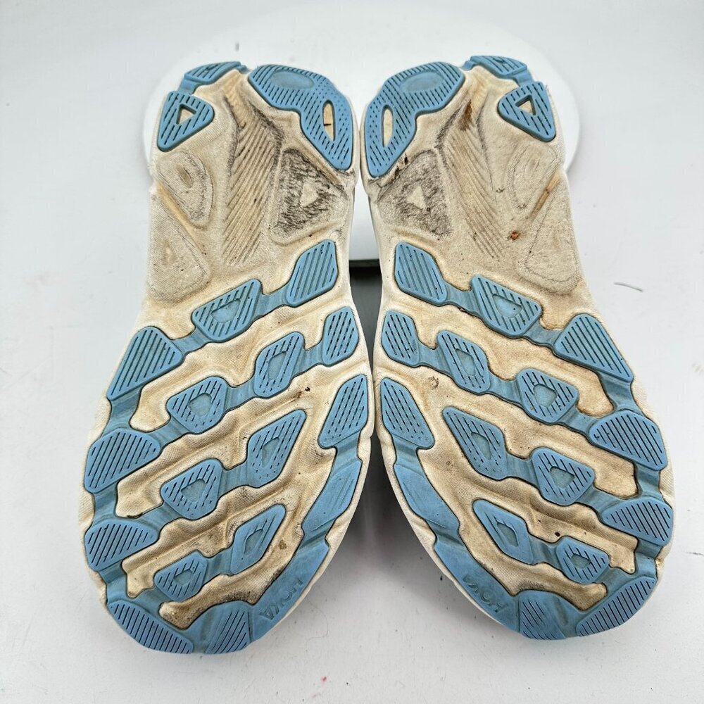 Hoka One One W Clifton 9 Women Size 9B 1127896-SOLM Sunlit Ocean Lilac Mist - Picture 8 of 11